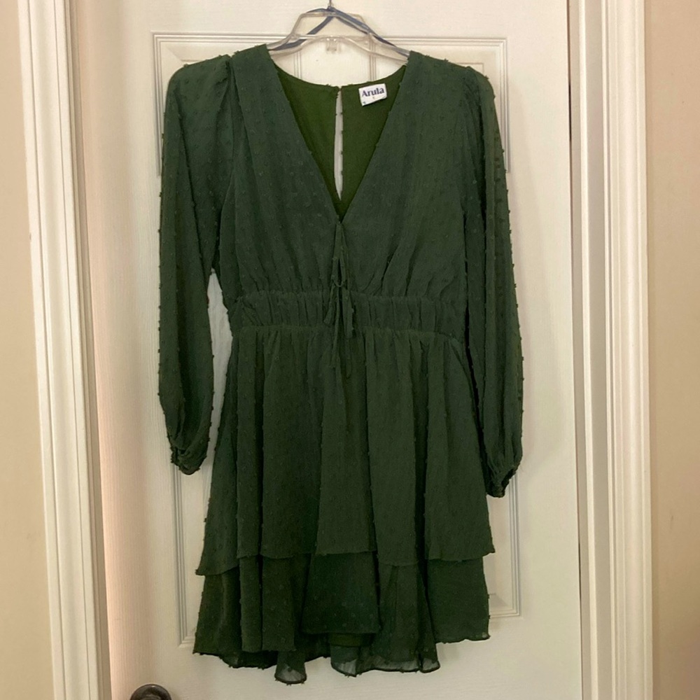 Hunter green, Arula X dress from Alter’d State